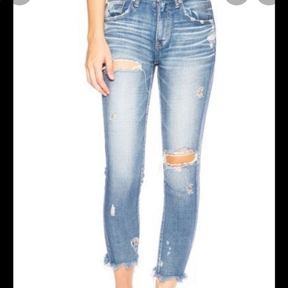 Mousy Vintage isko ridgewood crop jean size 26 - Picture 1 of 9